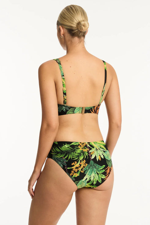 Sea Level Lotus Cross Front Bra Top